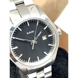 Rado Women's Watch R32110163 Hyperchrome Swiss Quartz Black Dial Silver …